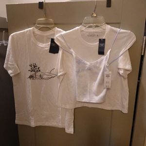 Abercrombie and Fitch Spring Bundle New! XS ❤️ Perfect Lightweight '26